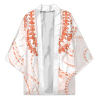 Aloha Lei Onaona Kimono Red Hawaiian Tribal Pattern LT9 Unisex Red - Polynesian Pride