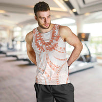 Aloha Lei Onaona Men Tank Top Red Hawaiian Tribal Pattern LT9 Red - Polynesian Pride