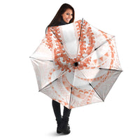 Aloha Lei Onaona Umbrella Red Hawaiian Tribal Pattern LT9 - Polynesian Pride