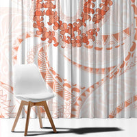 Aloha Lei Onaona Window Curtain Red Hawaiian Tribal Pattern LT9 - Polynesian Pride