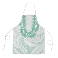 Aloha Lei Onaona Apron Sage Green Hawaiian Tribal Pattern LT9 Green - Polynesian Pride