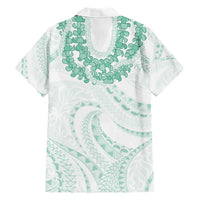 Aloha Lei Onaona Hawaiian Shirt Sage Green Hawaiian Tribal Pattern LT9 - Polynesian Pride