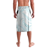Aloha Lei Onaona Lavalava Teal Hawaiian Tribal Pattern