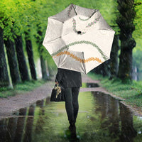 Aloha Lei Mikioi Umbrella Beige Polynesian Tribal Tatau Pattern LT9 - Polynesian Pride