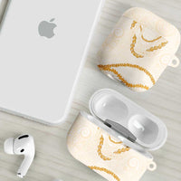 Aloha Lei Mikioi AirPods Case Gold Polynesian Tribal Tatau Pattern - Polynesian Pride