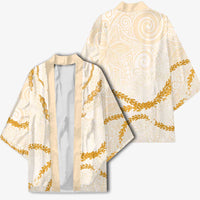 Aloha Lei Mikioi Kimono Gold Polynesian Tribal Tatau Pattern LT9 - Polynesian Pride