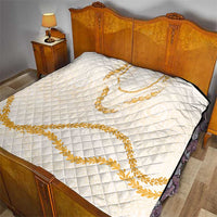 Aloha Lei Mikioi Quilt Gold Polynesian Tribal Tatau Pattern