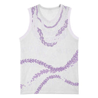Aloha Lei Mikioi Basketball Jersey Purple Polynesian Tribal Tatau Pattern LT9 Unisex Purple - Polynesian Pride