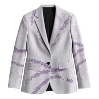 Aloha Lei Mikioi Blazer Purple Polynesian Tribal Tatau Pattern - Polynesian Pride