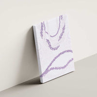 Aloha Lei Mikioi Canvas Wall Art Purple Polynesian Tribal Tatau Pattern LT9 - Polynesian Pride