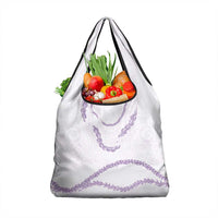 Aloha Lei Mikioi Grocery Bag Purple Polynesian Tribal Tatau Pattern LT9 1-pack One Size Purple - Polynesian Pride