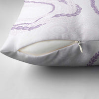 Aloha Lei Mikioi Pillow Cover Purple Polynesian Tribal Tatau Pattern - Polynesian Pride