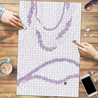 Aloha Lei Mikioi Puzzle Purple Polynesian Tribal Tatau Pattern LT9 Purple - Polynesian Pride