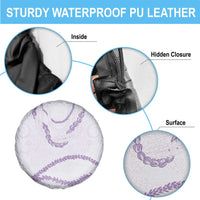 Aloha Lei Mikioi Spare Tire Cover Purple Polynesian Tribal Tatau Pattern