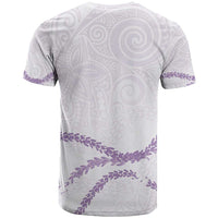 Aloha Lei Mikioi T Shirt Purple Polynesian Tribal Tatau Pattern