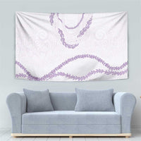 Aloha Lei Mikioi Tapestry Purple Polynesian Tribal Tatau Pattern