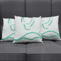 Aloha Lei Mikioi Pillow Cover Sage Green Polynesian Tribal Tatau Pattern - Polynesian Pride