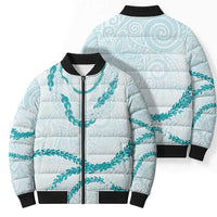 Aloha Lei Mikioi Bomber Puffer Jacket Aloha Lei Mikioi LT9 - Polynesian Pride