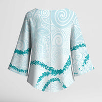 Aloha Lei Mikioi Kimono Sleeve Blouse Aloha Lei Mikioi LT9 - Polynesian Pride