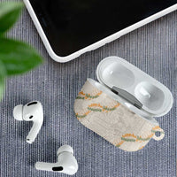 Aloha Pakalana and Puakenikeni Lei AirPods Case Beige Hawaiian Pattern LT9 - Polynesian Pride