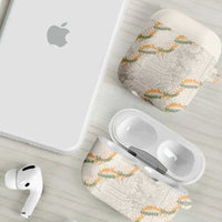 Aloha Pakalana and Puakenikeni Lei AirPods Case Beige Hawaiian Pattern LT9 - Polynesian Pride
