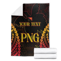 Custom Papua New Guinea Cricket Blanket Go Barramundis LT9 - Polynesian Pride