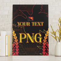 Custom Papua New Guinea Cricket Canvas Wall Art Go Barramundis LT9 Without Frame Black - Polynesian Pride