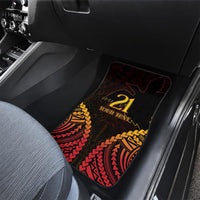 Custom Papua New Guinea Cricket Car Mats Go Barramundis LT9 - Polynesian Pride
