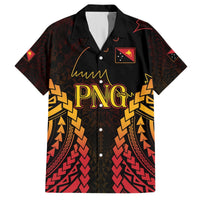 Custom Papua New Guinea Cricket Hawaiian Shirt Go Barramundis LT9 Black - Polynesian Pride