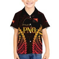 Custom Papua New Guinea Cricket Hawaiian Shirt Go Barramundis LT9 - Polynesian Pride