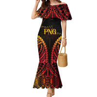 Custom Papua New Guinea Cricket Mermaid Dress Go Barramundis LT9 Women Black - Polynesian Pride