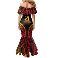 Custom Papua New Guinea Cricket Mermaid Dress Go Barramundis LT9 - Polynesian Pride