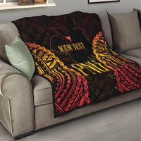 Custom Papua New Guinea Cricket Quilt Go Barramundis