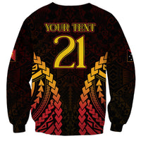 Custom Papua New Guinea Cricket Sweatshirt Go Barramundis LT9 - Polynesian Pride