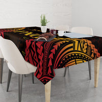 Custom Papua New Guinea Cricket Tablecloth Go Barramundis LT9 - Polynesian Pride