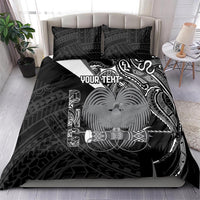 Custom Papua New Guinea Cricket Bedding Set Tribal Bird of Paradise Tattoo LT9 - Polynesian Pride