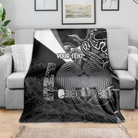 Custom Papua New Guinea Cricket Blanket Tribal Bird of Paradise Tattoo LT9 - Polynesian Pride