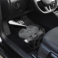 Custom Papua New Guinea Cricket Car Mats Tribal Bird of Paradise Tattoo LT9 - Polynesian Pride