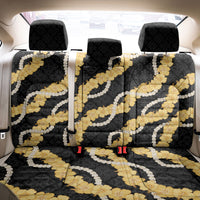 Aloha Melemele Hibiscus Pikake Lei Back Car Seat Cover Hawaiian Quilt Pattern LT9 - Polynesian Pride