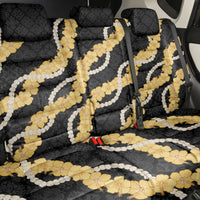 Aloha Melemele Hibiscus Pikake Lei Back Car Seat Cover Hawaiian Quilt Pattern LT9 - Polynesian Pride