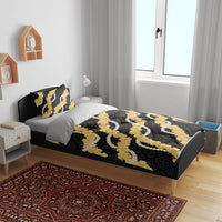 Aloha Melemele Hibiscus Pikake Lei Bedding Set Hawaiian Quilt Pattern