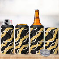 Aloha Melemele Hibiscus Pikake Lei 4 in 1 Can Cooler Tumbler Hawaiian Quilt Pattern