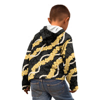 Aloha Melemele Hibiscus Pikake Lei Kid Hoodie Hawaiian Quilt Pattern LT9 - Polynesian Pride