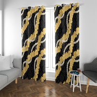 Aloha Melemele Hibiscus Pikake Lei Window Curtain Hawaiian Quilt Pattern