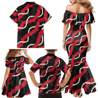 Aloha Ula'ula Hibiscus Pikake Lei Family Matching Mermaid Dress and Hawaiian Shirt Hawaiian Quilt Pattern