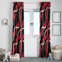Aloha Ula'ula Hibiscus Pikake Lei Window Curtain Hawaiian Quilt Pattern