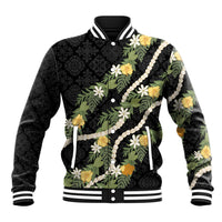 Puakenikeni Anthurium Pikake Lei Baseball Jacket Hawaiian Quilt Pattern