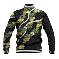 Puakenikeni Anthurium Pikake Lei Baseball Jacket Hawaiian Quilt Pattern