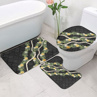 Puakenikeni Anthurium Pikake Lei Bathroom Set Hawaiian Quilt Pattern