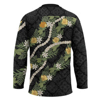 Puakenikeni Anthurium Pikake Lei Hockey Jersey Hawaiian Quilt Pattern